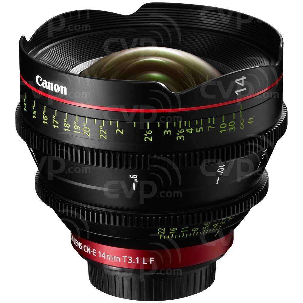 Buy Canon CNE EF mount prime lens set including 14, 24, and 85mm 4K